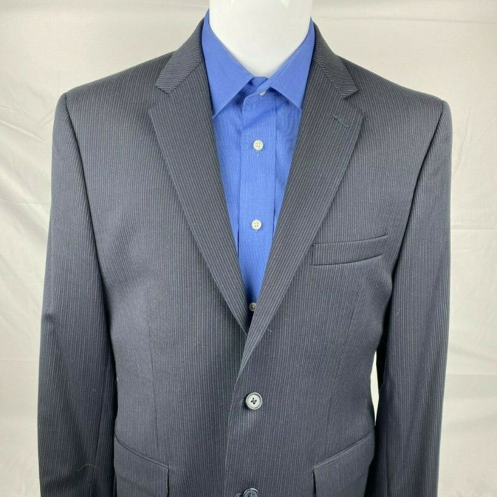 Joseph Abboud Mens Large Dress Suits Navy Blue